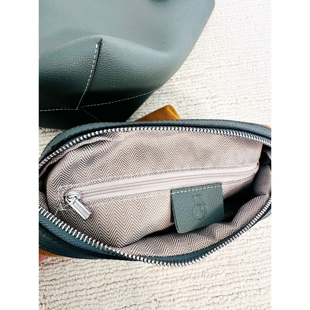 MDBM MAISON DE BEAUTE MARSEILLES Cholet Bucket Purse + Internal Satchel Tote